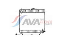 Radiator, engine cooling MS2042 Ava Quality Cooling