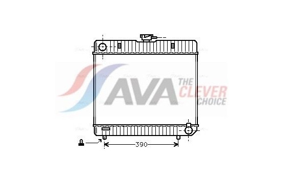 Radiator, engine cooling MS2042 Ava Quality Cooling