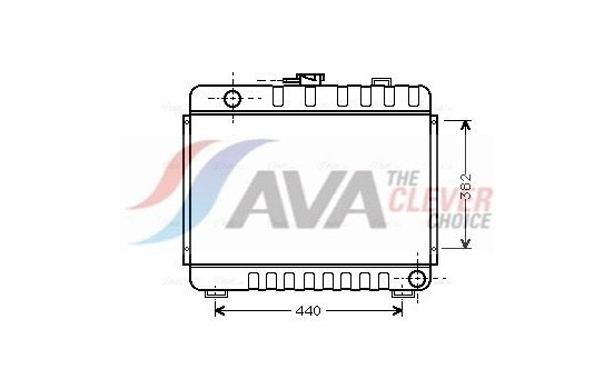 Radiator, engine cooling MS2045 Ava Quality Cooling