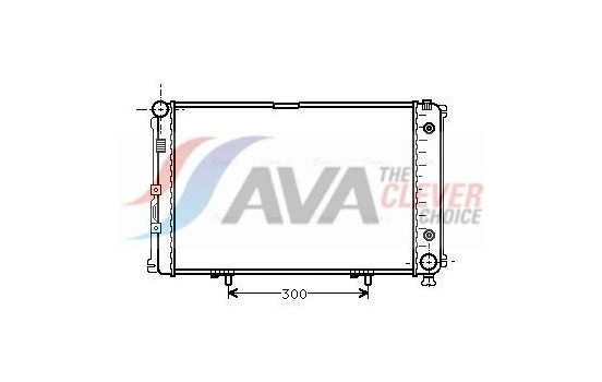 Radiator, engine cooling MS2061 Ava Quality Cooling