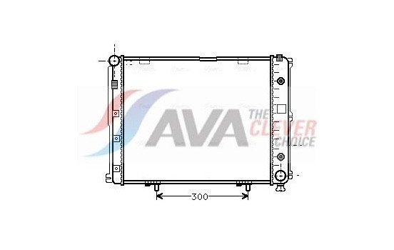 Radiator, engine cooling MS2068 Ava Quality Cooling