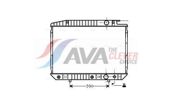 Radiator, engine cooling MS2070 Ava Quality Cooling