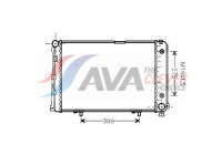 Radiator, engine cooling MS2110 Ava Quality Cooling