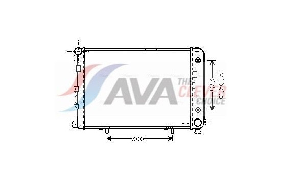 Radiator, engine cooling MS2110 Ava Quality Cooling