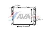 Radiator, engine cooling MS2178 Ava Quality Cooling