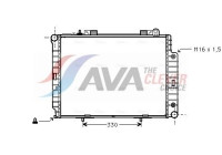 Radiator, engine cooling MS2209 Ava Quality Cooling