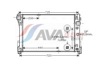 Radiator, engine cooling MS2452 Ava Quality Cooling