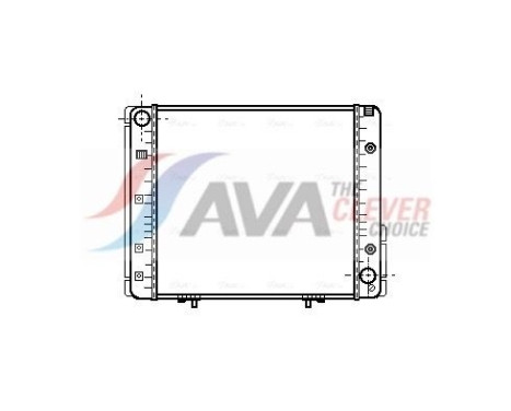 Radiator, engine cooling MSA2065 Ava Quality Cooling