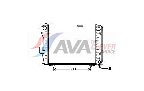 Radiator, engine cooling MSA2069 Ava Quality Cooling
