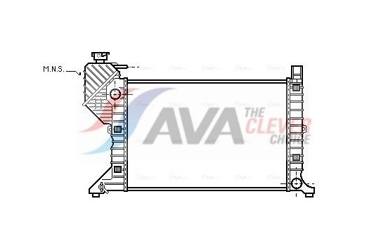 Radiator, engine cooling MSA2181 Ava Quality Cooling