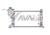 Radiator, engine cooling MSA2182 Ava Quality Cooling