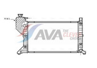 Radiator, engine cooling MSA2183 Ava Quality Cooling