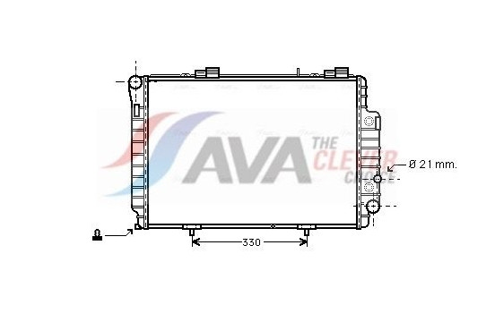 Radiator, engine cooling MSA2230 Ava Quality Cooling