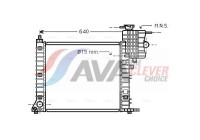 Radiator, engine cooling MSA2264 Ava Quality Cooling