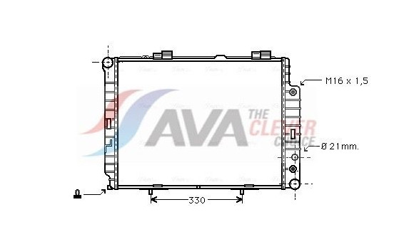 Radiator, engine cooling MSA2283 Ava Quality Cooling