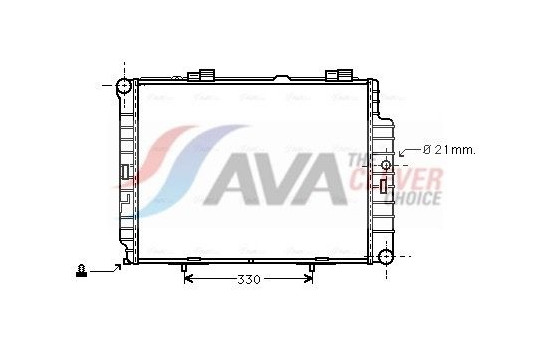 Radiator, engine cooling MSA2287 Ava Quality Cooling