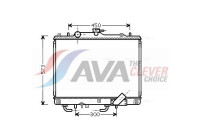 Radiator, engine cooling MT2156 Ava Quality Cooling