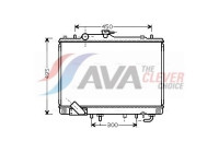 Radiator, engine cooling MT2157 Ava Quality Cooling
