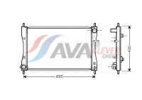 Radiator, engine cooling MT2174 Ava Quality Cooling