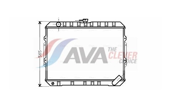 Radiator, engine cooling MT2187 Ava Quality Cooling