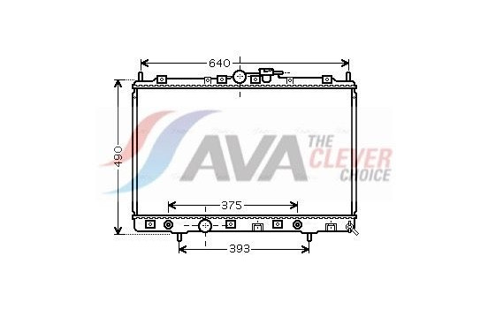 Radiator, engine cooling MT2200 Ava Quality Cooling