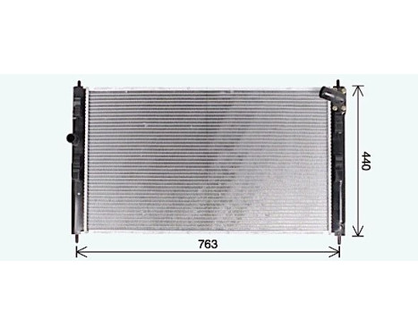 Radiator, engine cooling MT2274 Ava Quality Cooling