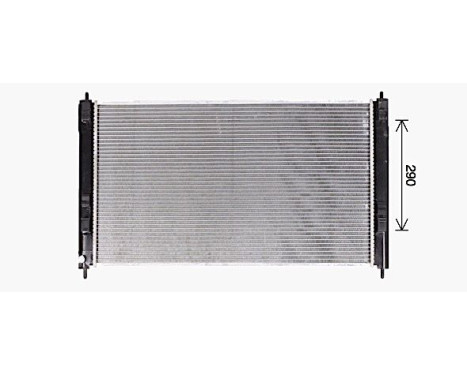 Radiator, engine cooling MT2274 Ava Quality Cooling, Image 2