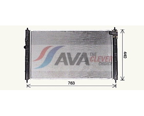Radiator, engine cooling MT2275 Ava Quality Cooling, Image 2