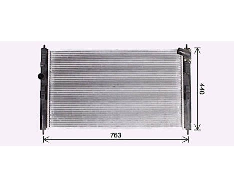 Radiator, engine cooling MT2276 Ava Quality Cooling