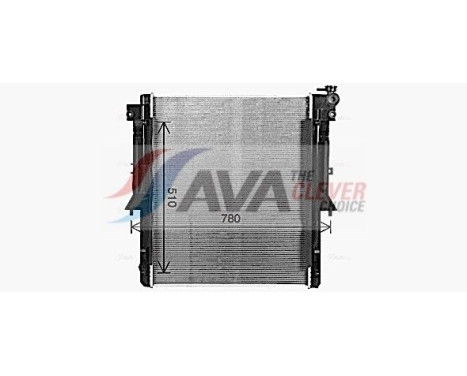 Radiator, engine cooling MT2281 Ava Quality Cooling