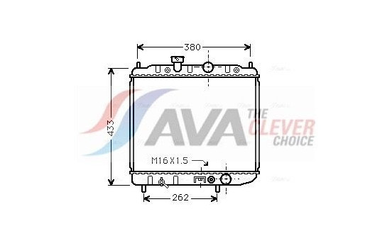 Radiator, engine cooling MTA2036 Ava Quality Cooling