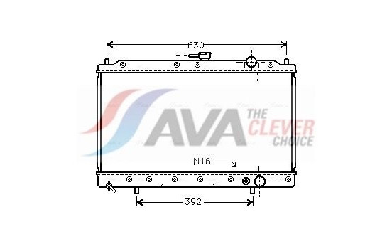 Radiator, engine cooling MTA2043 Ava Quality Cooling