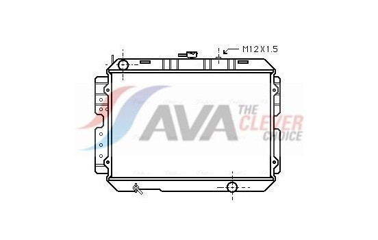 Radiator, engine cooling MZ2026 Ava Quality Cooling