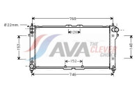 Radiator, engine cooling MZ2074 Ava Quality Cooling