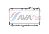 Radiator, engine cooling MZ2087 Ava Quality Cooling