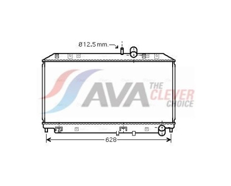 Radiator, engine cooling MZ2169 Ava Quality Cooling