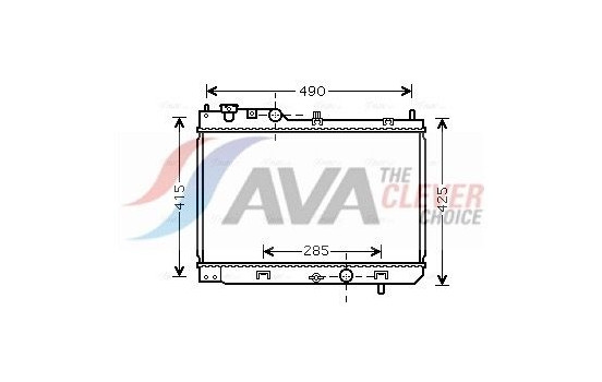 Radiator, engine cooling MZ2214 Ava Quality Cooling