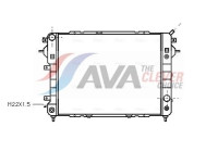 Radiator, engine cooling OL2089 Ava Quality Cooling