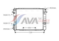 Radiator, engine cooling OL2249 Ava Quality Cooling