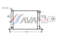 Radiator, engine cooling OL2272 Ava Quality Cooling