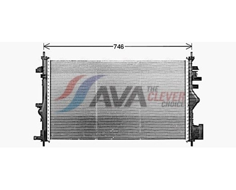 Radiator, engine cooling OL2731 Ava Quality Cooling