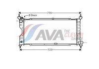 Radiator, engine cooling OLA2185 Ava Quality Cooling