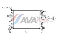 Radiator, engine cooling OLA2362 Ava Quality Cooling