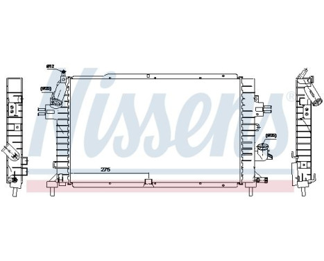 Radiator, engine cooling OLA2364 Ava Quality Cooling, Image 2