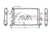Radiator, engine cooling OLA2364 Ava Quality Cooling