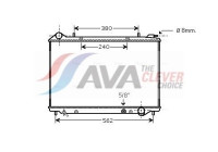 Radiator, engine cooling OLA2441 Ava Quality Cooling