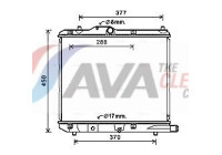Radiator, engine cooling OLA2590 Ava Quality Cooling