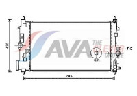 Radiator, engine cooling OLA2591 Ava Quality Cooling