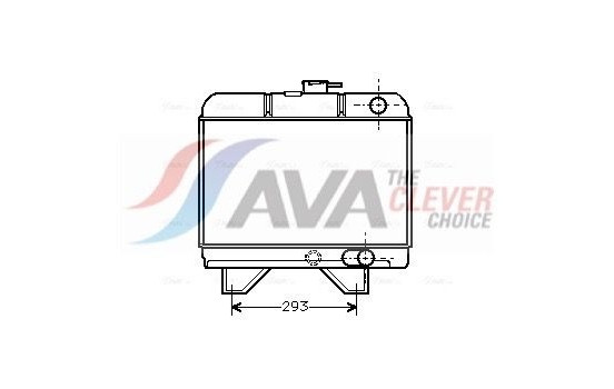 Radiator, engine cooling PE2018 Ava Quality Cooling