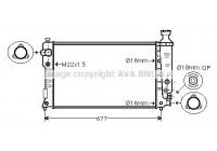 Radiator, engine cooling PE2126 Ava Quality Cooling